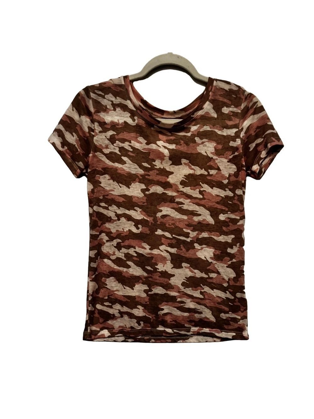Pink Camo Tee NWOT